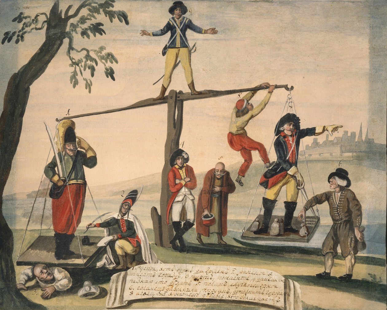 Allegorie Europas im Jahr 1791, 1791 von Unbekannt