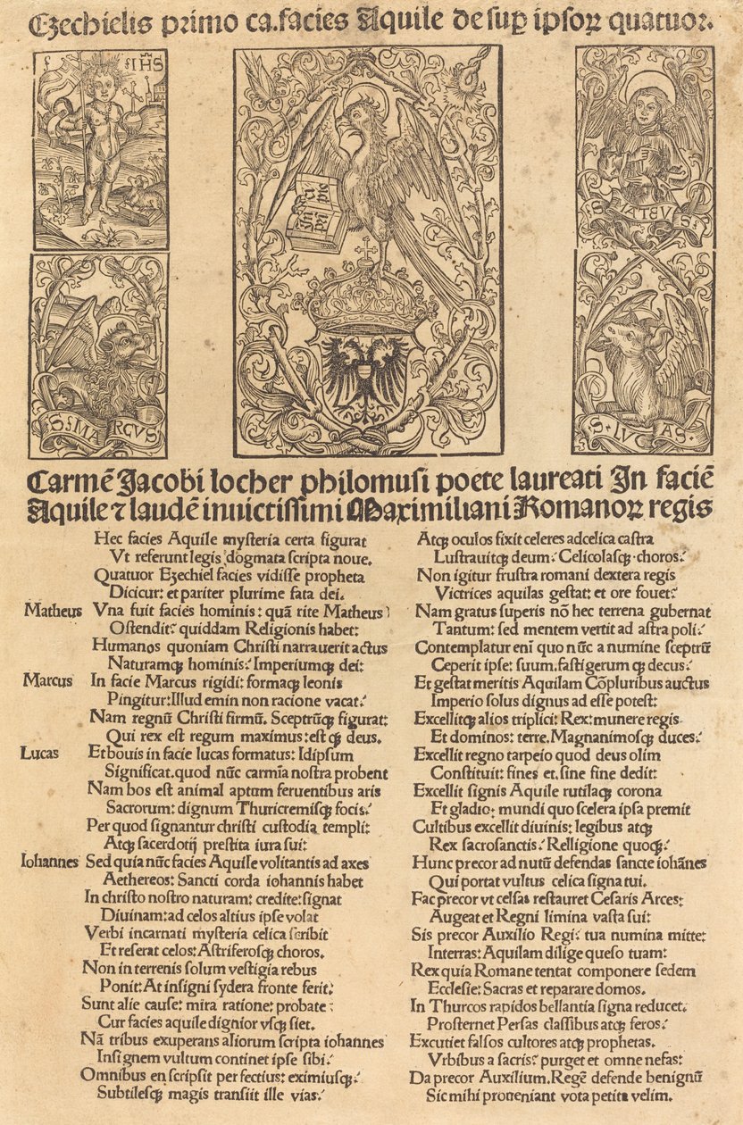 Allegorie des Adlers und Kaiser Maximilian I. von Unbekannt