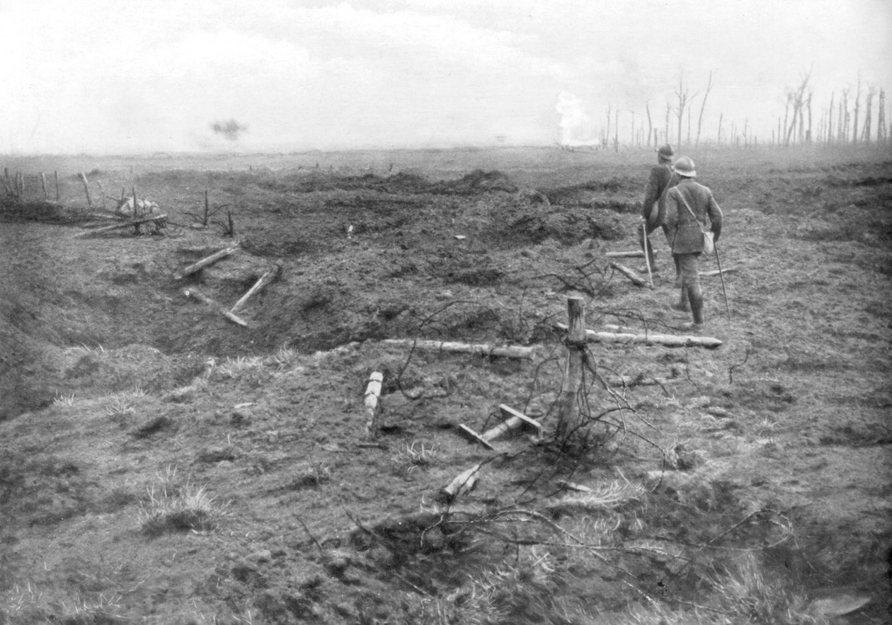 Alliierte Truppen am Yser-Kanal, Belgien, 31. Juli 1917 von Unbekannt