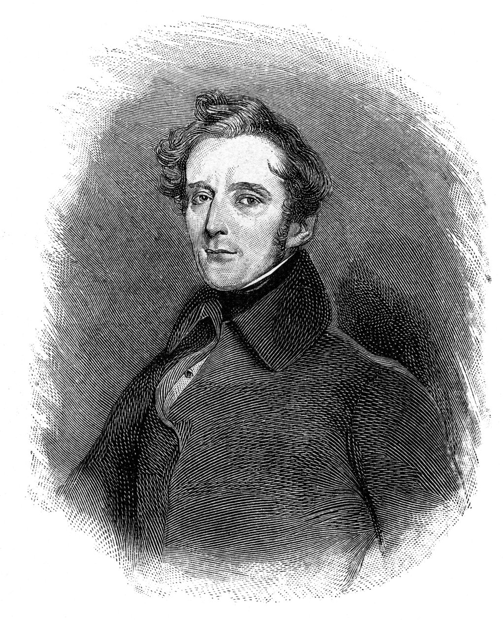 Alphonse de Lamartine, französischer Schriftsteller, Dichter und Politiker von Unbekannt