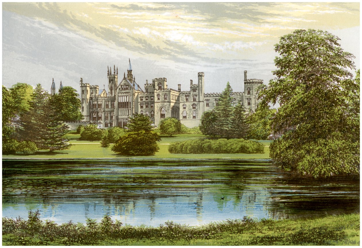 Alton Towers, Staffordshire, Wohnsitz des Earl of Shrewsbury, ca. 1880 von Unbekannt