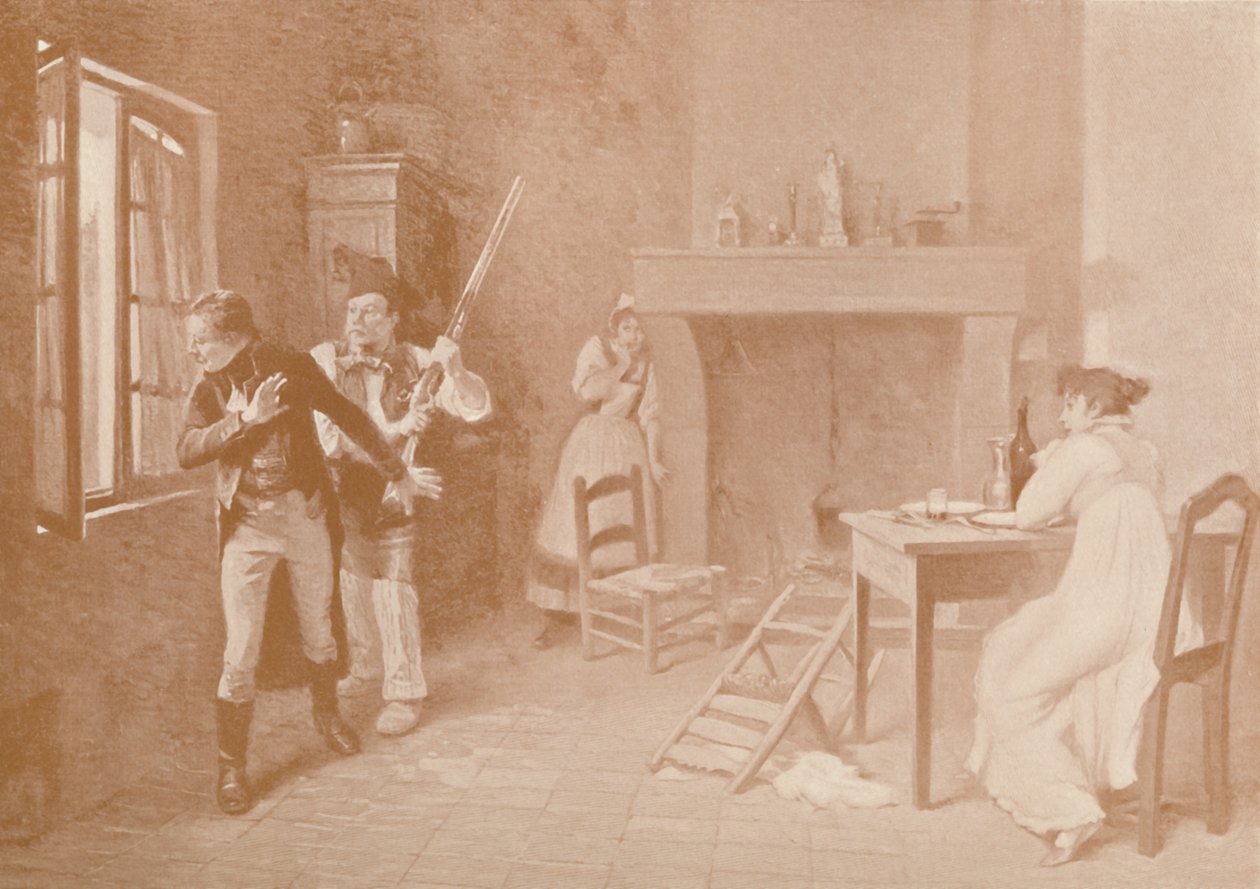 Eine Episode des Weißen Terrors, 1815, 1896 von Unbekannt