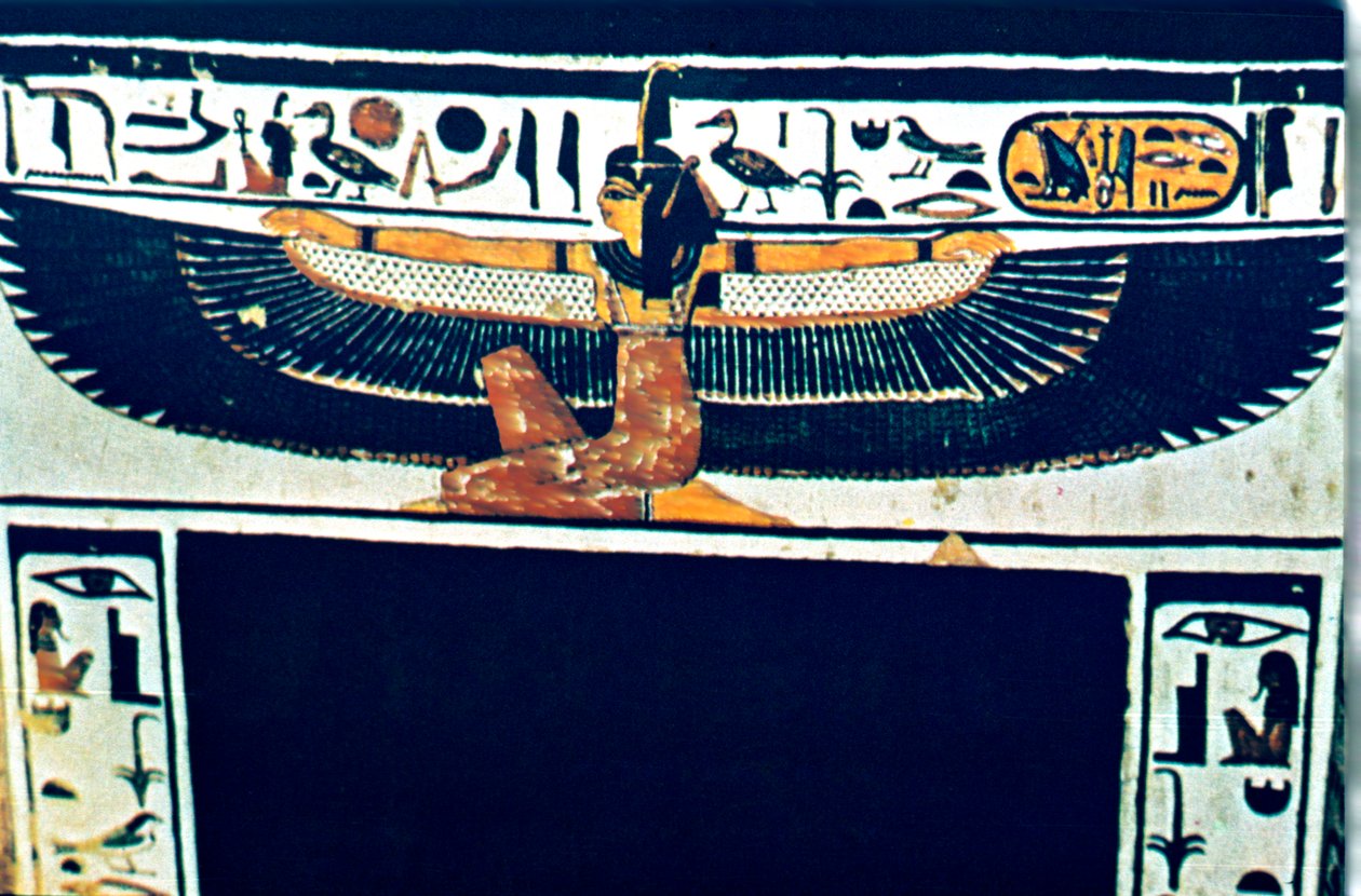 Altägyptische Hieroglyphen, Theben, Ägypten von Unbekannt