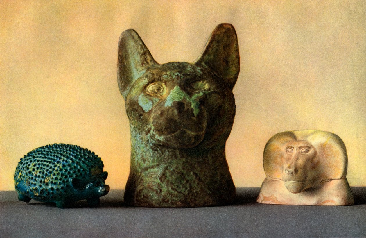Tierfiguren aus dem Neuen Reich und der Spätzeit, Ägypten, 1936 von Unbekannt
