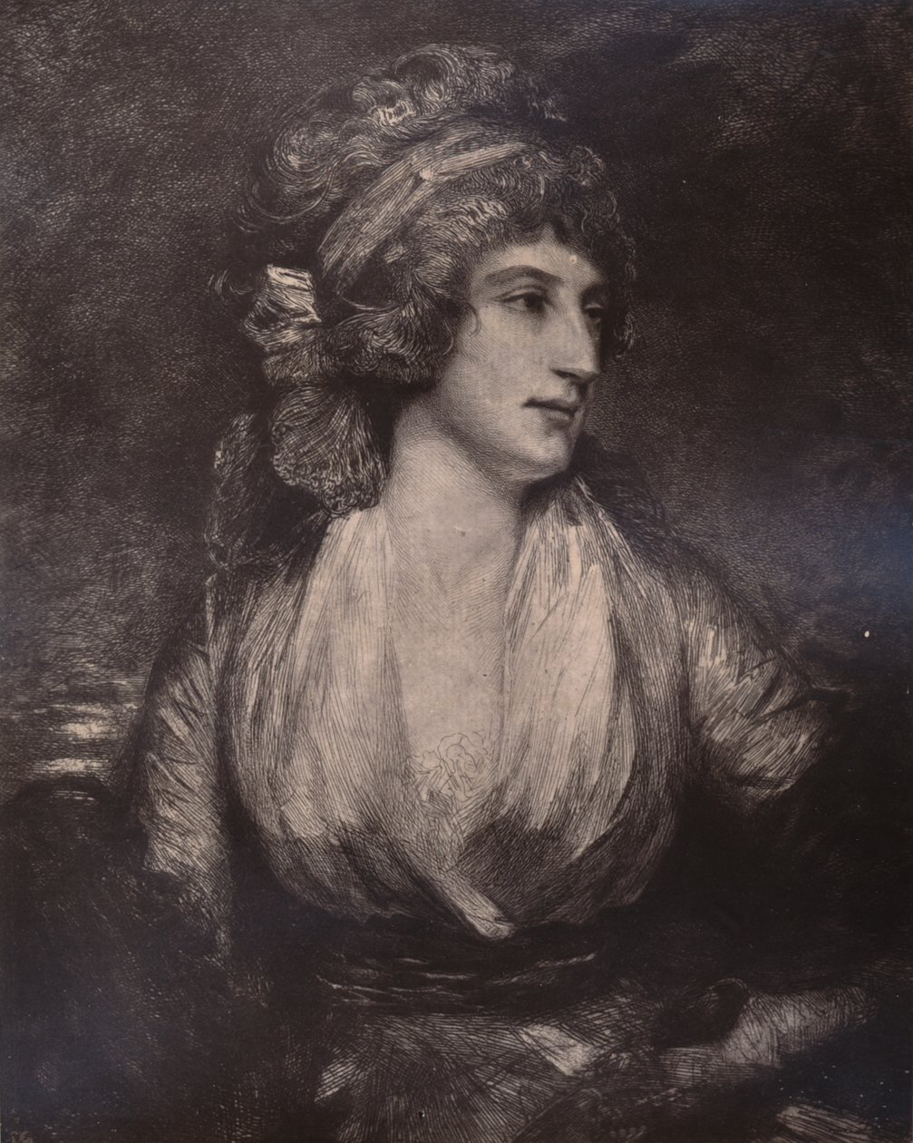 Anna Seward, englische Schriftstellerin und Dichterin von Unbekannt