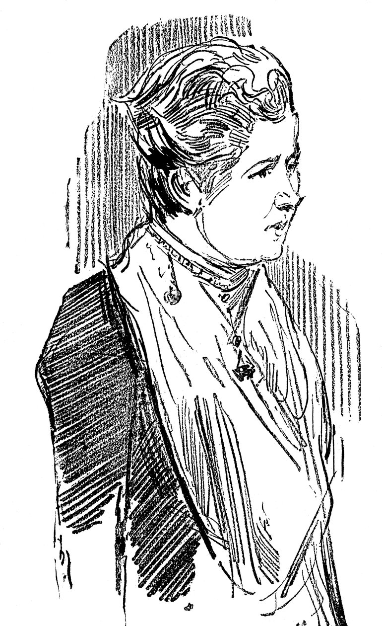 Annie Besant geb. Wood 1847-1933, britische Sozialistin und Theosophin, 1890 von Unbekannt