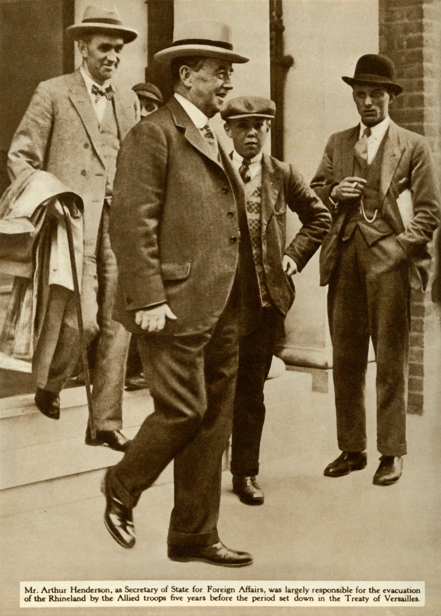 Arthur Henderson, 1929, 1935 von Unbekannt