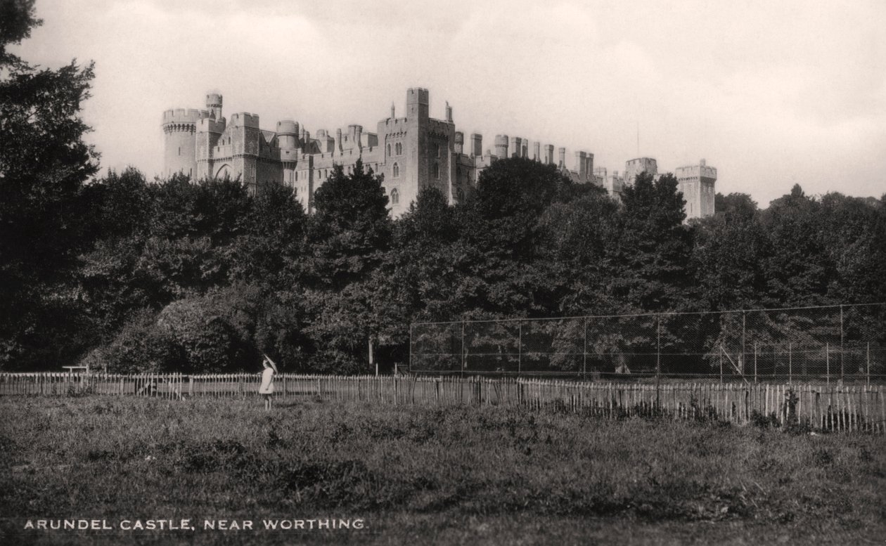Arundel Castle, West Sussex, frühes 20. Jahrhundert von Unbekannt
