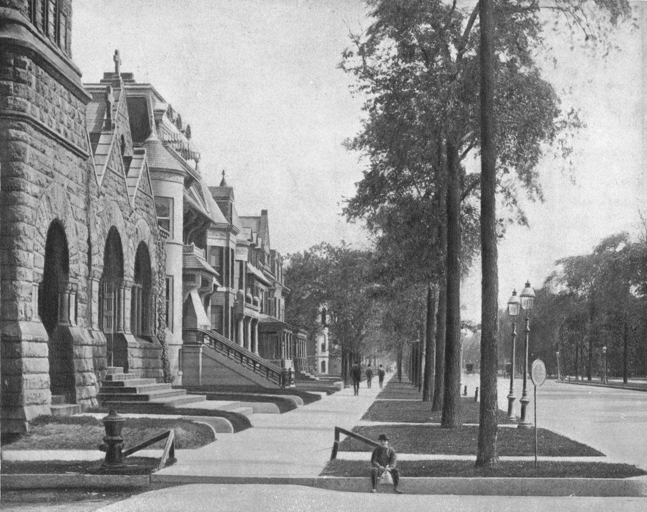 Ashland Avenue, Chicago, Illinois, USA, ca. 1900 von Unbekannt