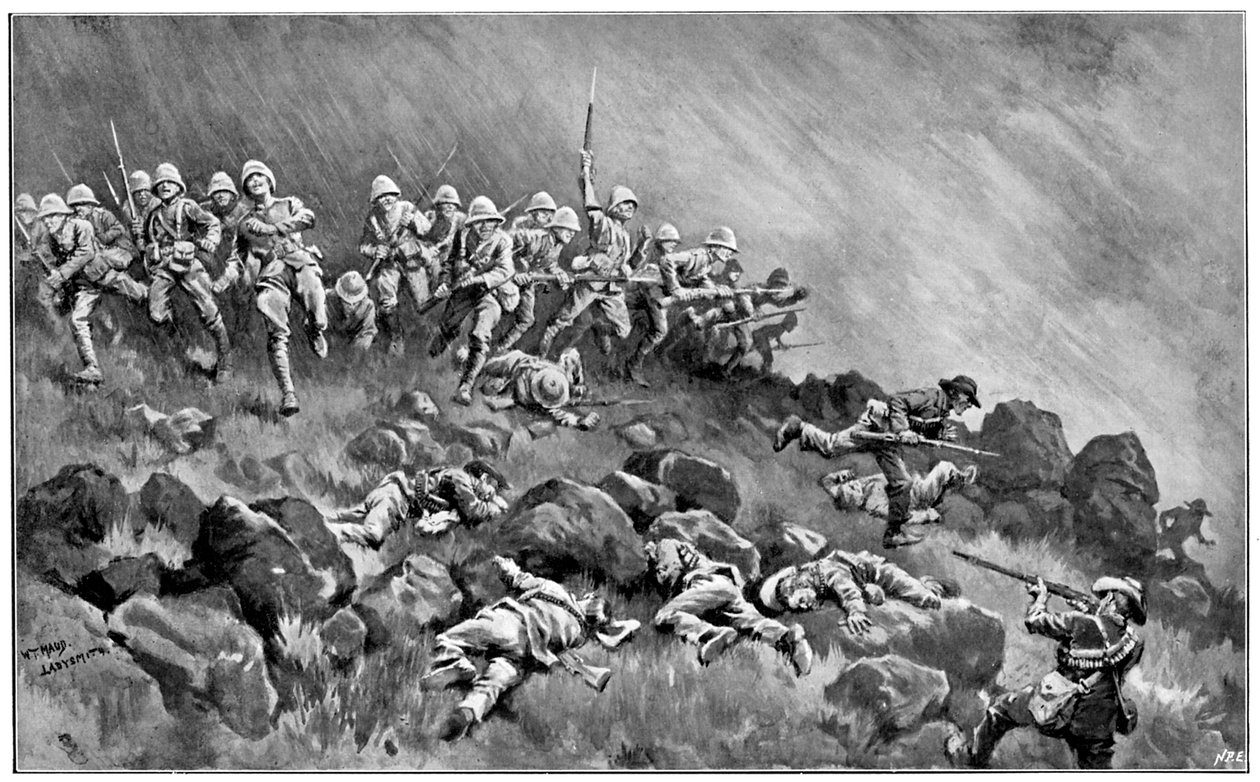Angriff auf Wagon Hill, 2. Burenkrieg, 6. Januar 1900 von Unbekannt