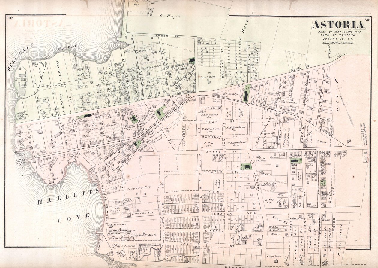 Astoria, Teil von Long Island City, Stadt Newtown, Queens, Co. L.I von Unbekannt