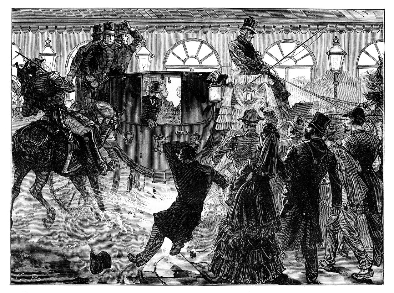 Versuchtes Attentat auf den Kaiser der Franzosen, 28. April 1855 von Unbekannt