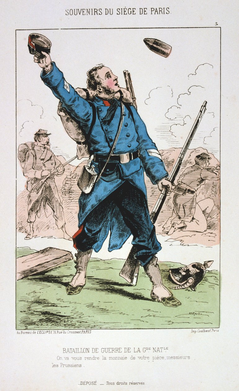 Bataillon de Guerre de la Garde Nationale, Belagerung von Paris, 1870-1871 von Unbekannt