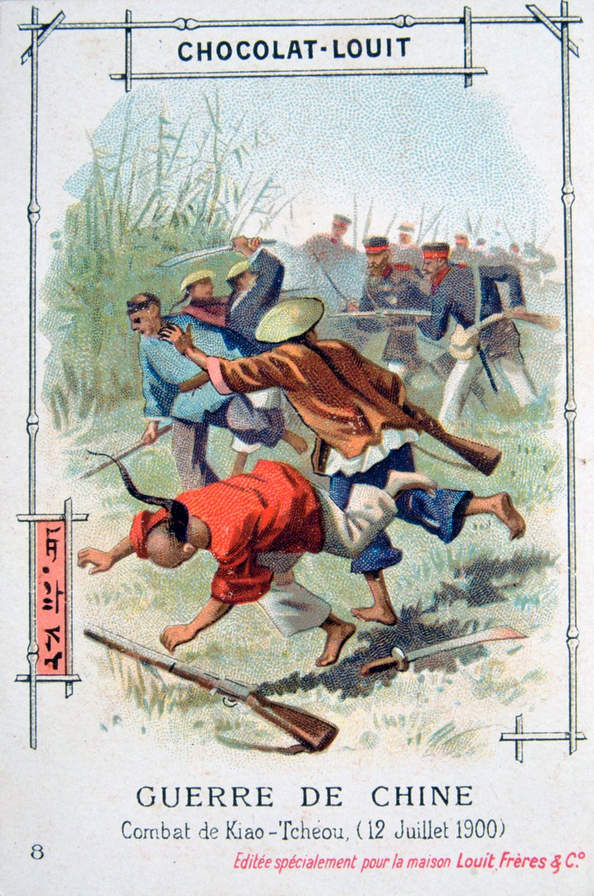Schlacht bei Kiao-Tcheou, China, Boxeraufstand, 12. Juli 1900 von Unbekannt