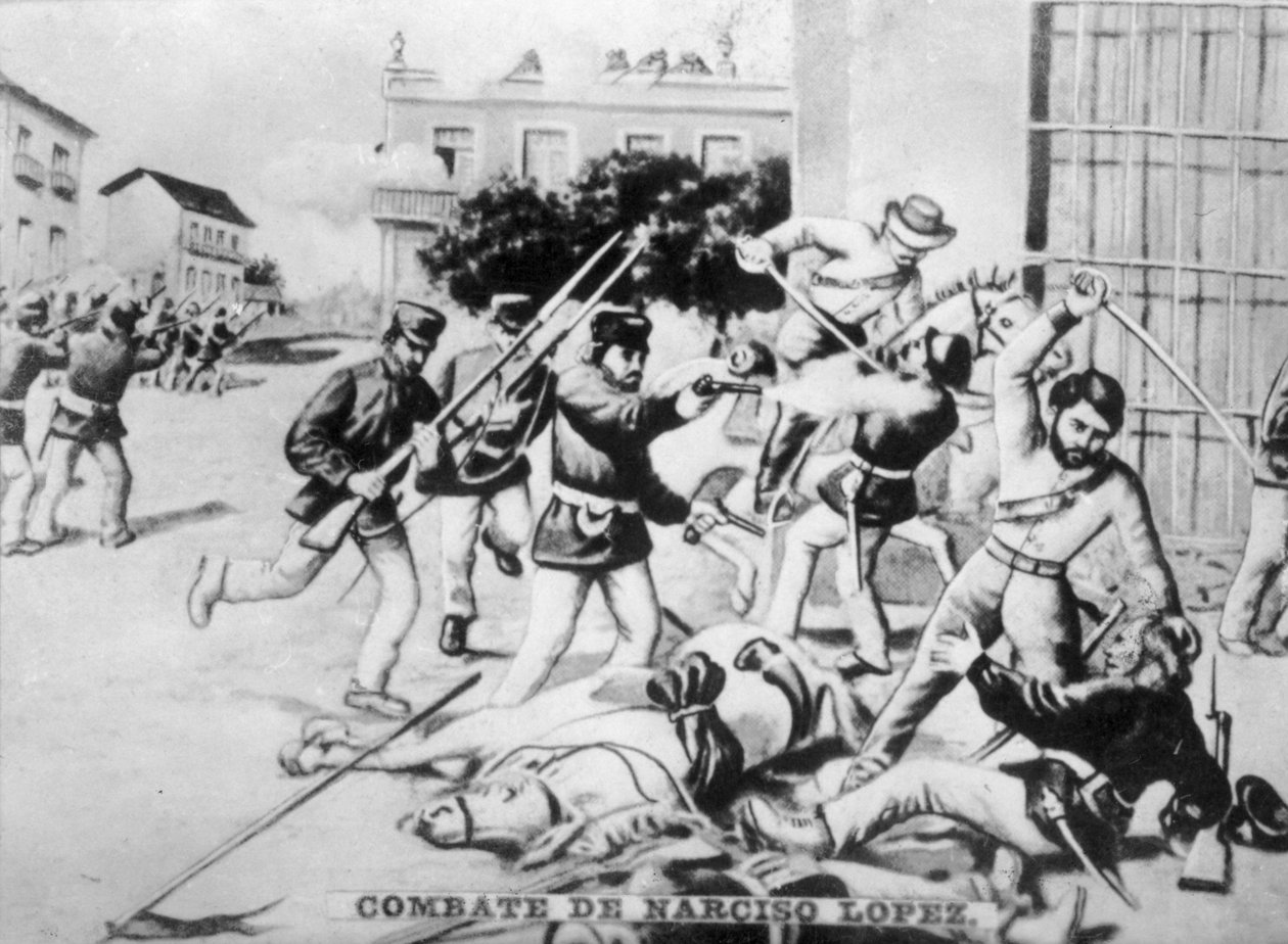 Schlacht von Cardenas, 1850, 1920er von Unbekannt