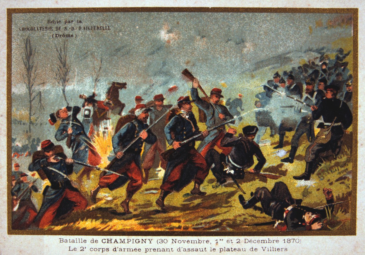 Schlacht von Champigny, Deutsch-Französischer Krieg, 30. November-2. Dezember 1870 von Unbekannt