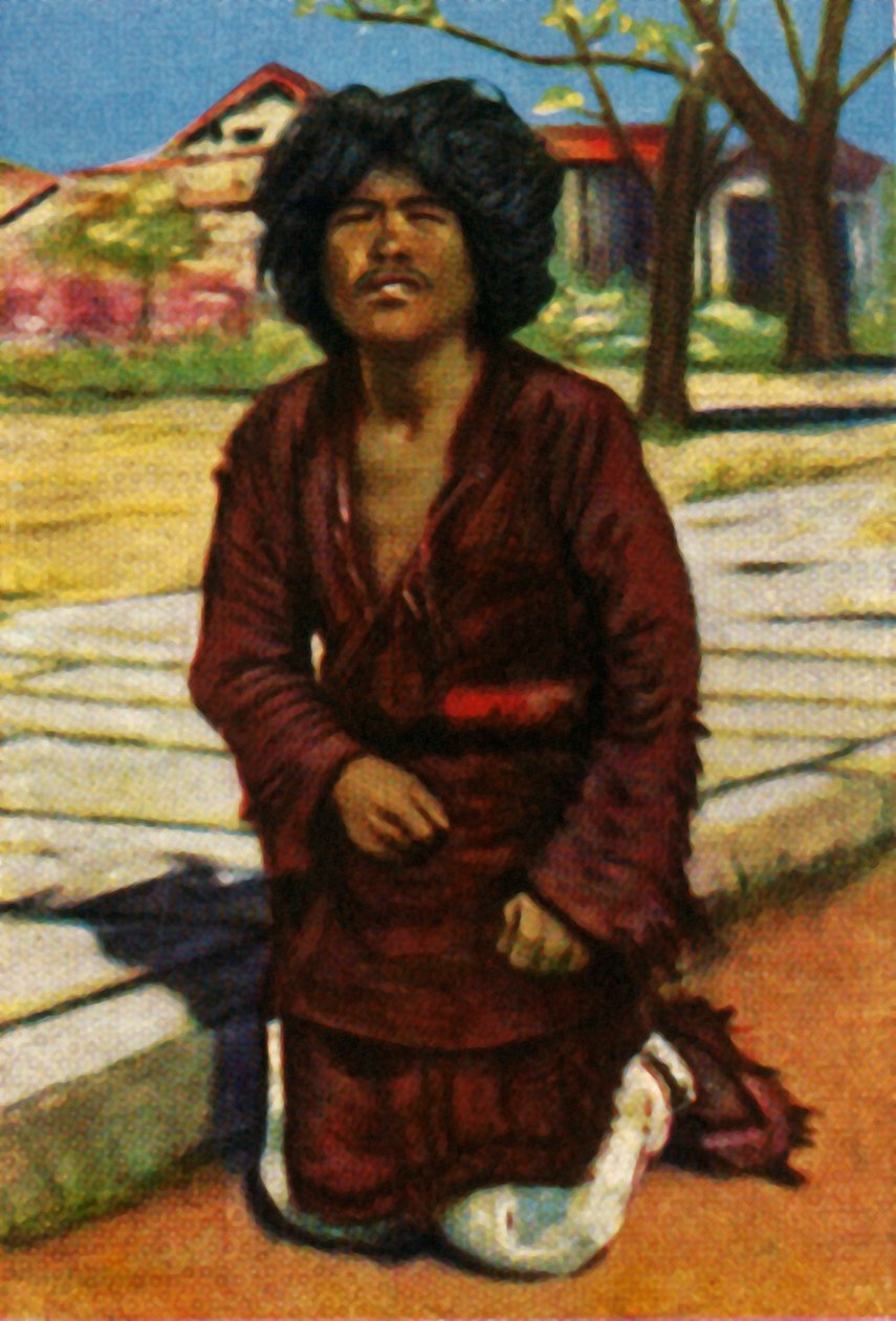 Bettler, Zentralchina, ca. 1928 von Unbekannt