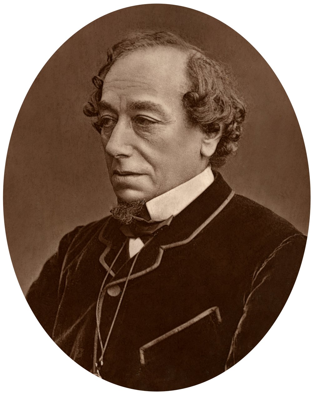 Benjamin Disraeli, Earl of Beaconsfield, Premierminister, 1881 von Unbekannt