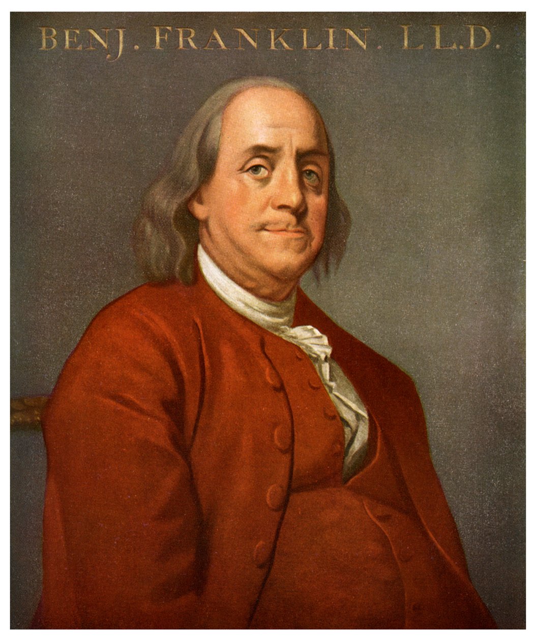 Benjamin Franklin, amerikanischer Wissenschaftler und Politiker, 1782 von Unbekannt
