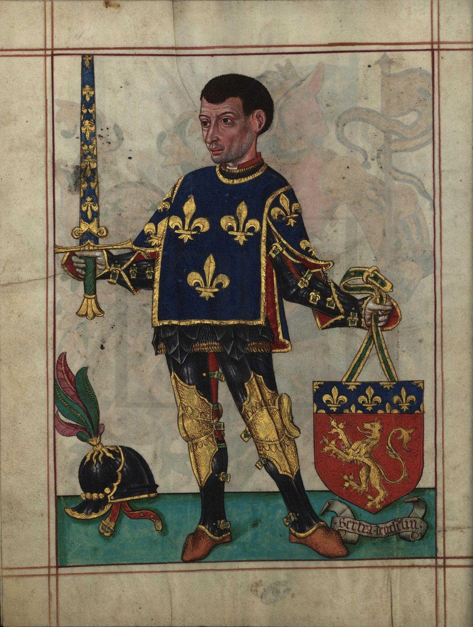 Bertrand du Guesclin aus Livro do Ameiro-Mor, 1509 von Unbekannt