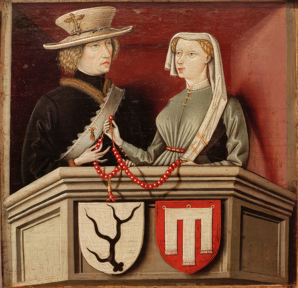 Bildnis des Ehepaares Wilhelm IV. Graf Schenk von Schenkens von Unbekannt