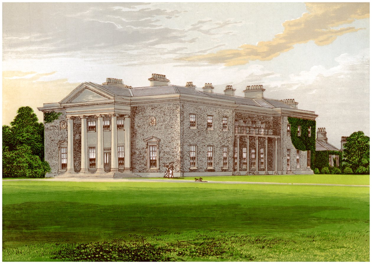 Bishopscourt, County Kildare, Irland, Heim des Earl of Clonmel, um 1880 von Unbekannt