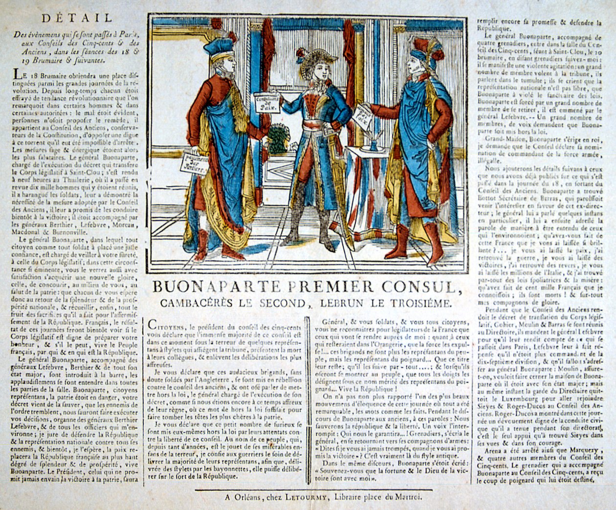 Bonaparte 1. Konsul, 19. Jahrhundert von Unbekannt