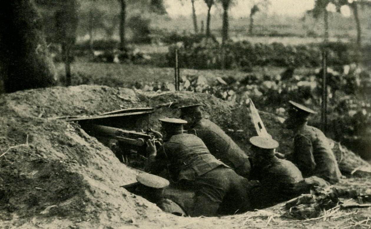 Britische Marine-Division in Antwerpen, Belgien, Erster Weltkrieg, 1914, ca. 1920 von Unbekannt