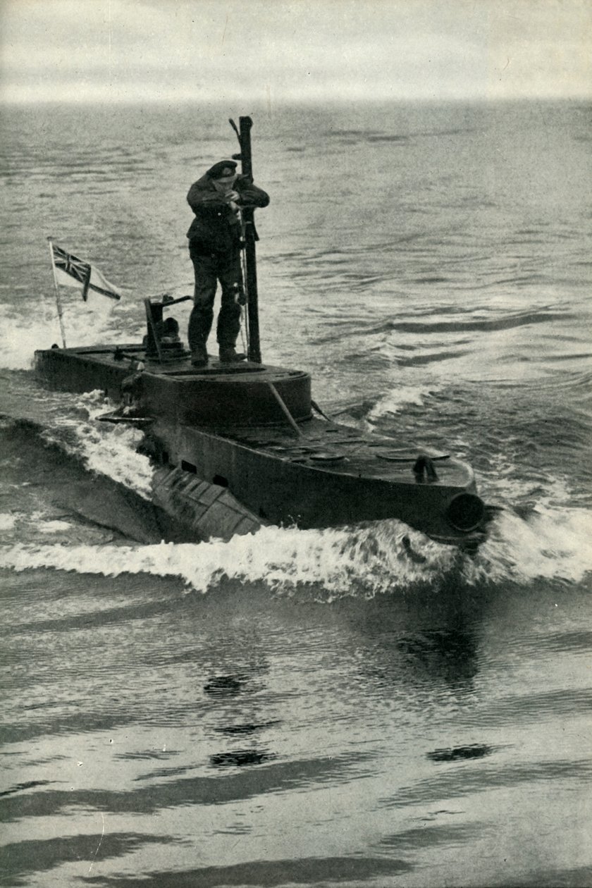 Britisches X-Craft-Zwerg-U-Boot, Zweiter Weltkrieg, 1945 von Unbekannt
