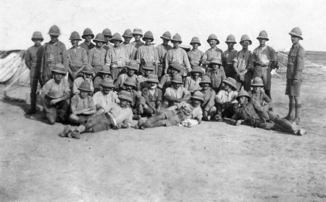 Britische Armee C-Gruppe Abteilung, Mesopotamien, Erster Weltkrieg, 1918 von Unbekannt