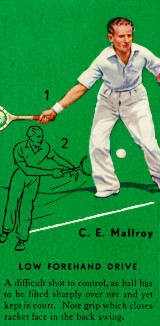 C. E. Malfroy - Niedriger Vorhand-Drive von Unbekannt