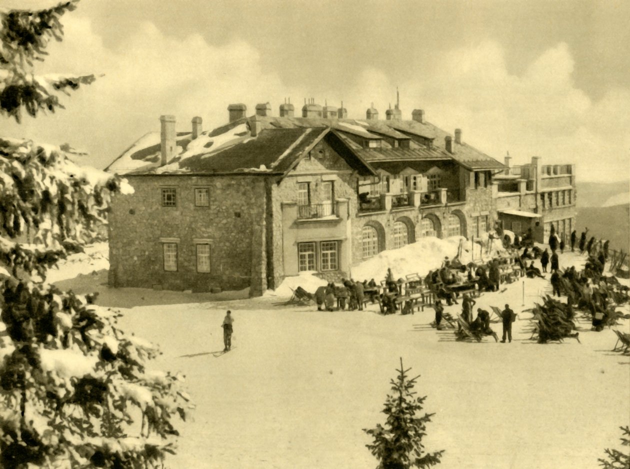 Seilbahnstation, Rax-Gebirge, Niederösterreich, um 1935 von Unbekannt