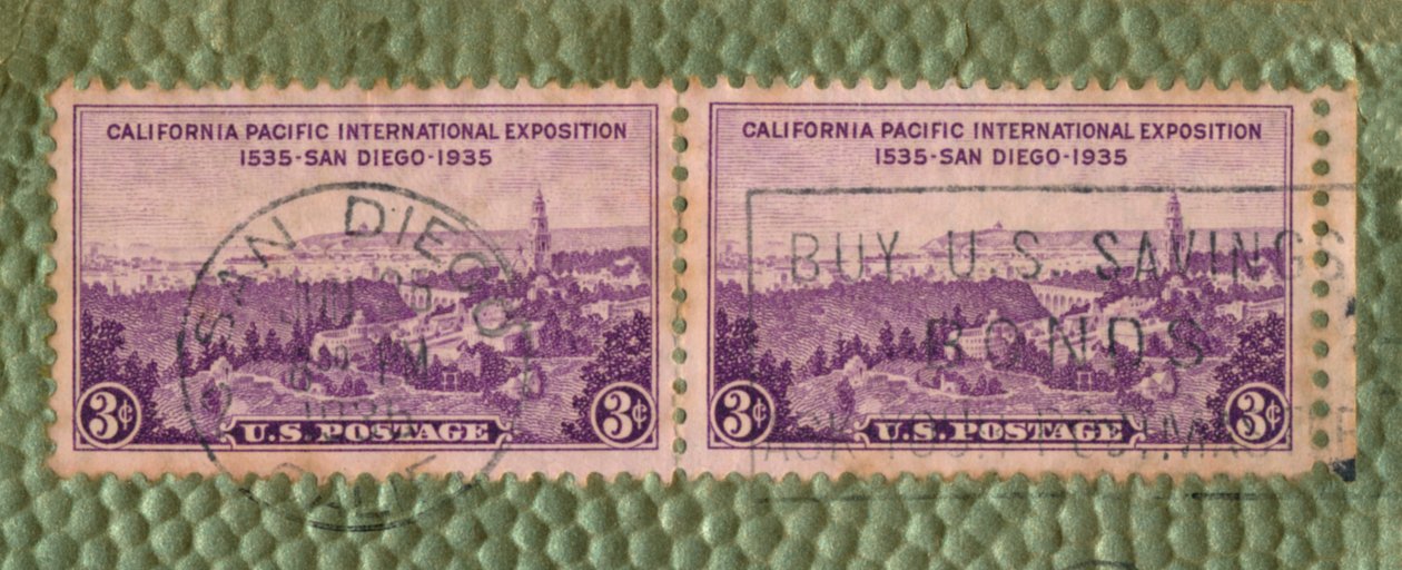 California Pacific International Exposition - US-Postbriefmarke, ca. 1935 von Unbekannt