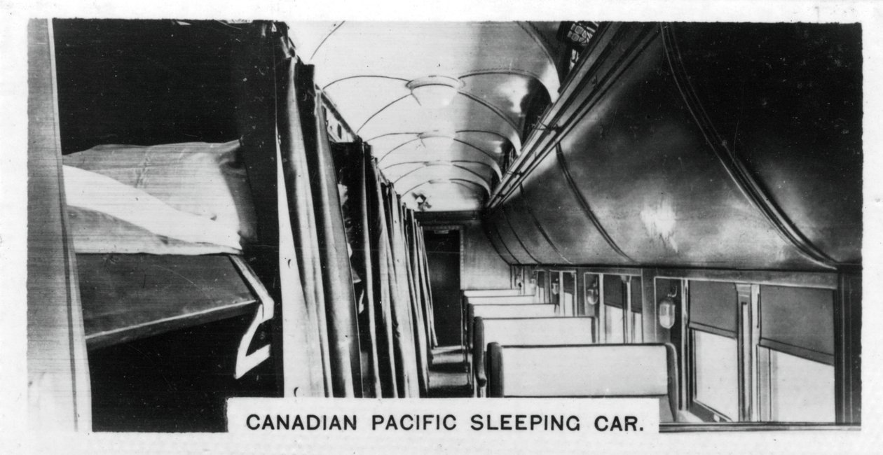 Schlafwagen der Canadian Pacific, Kanada, ca. 1920er Jahre von Unbekannt