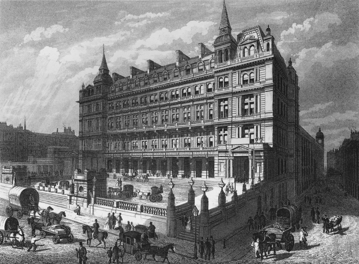 Bahnhof Cannon Street, City of London, um 1870-1878 von Unbekannt