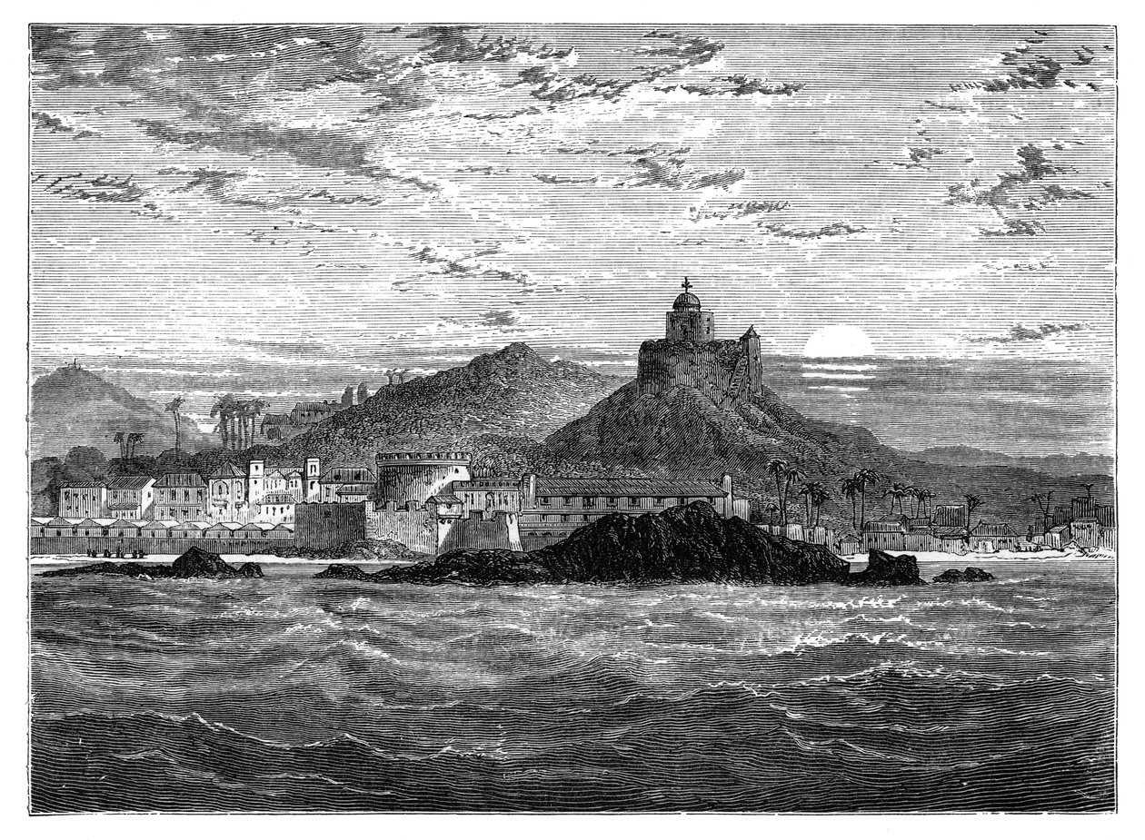 Cape Coast Castle, Goldküste, Westafrika, ca. 1890 von Unbekannt