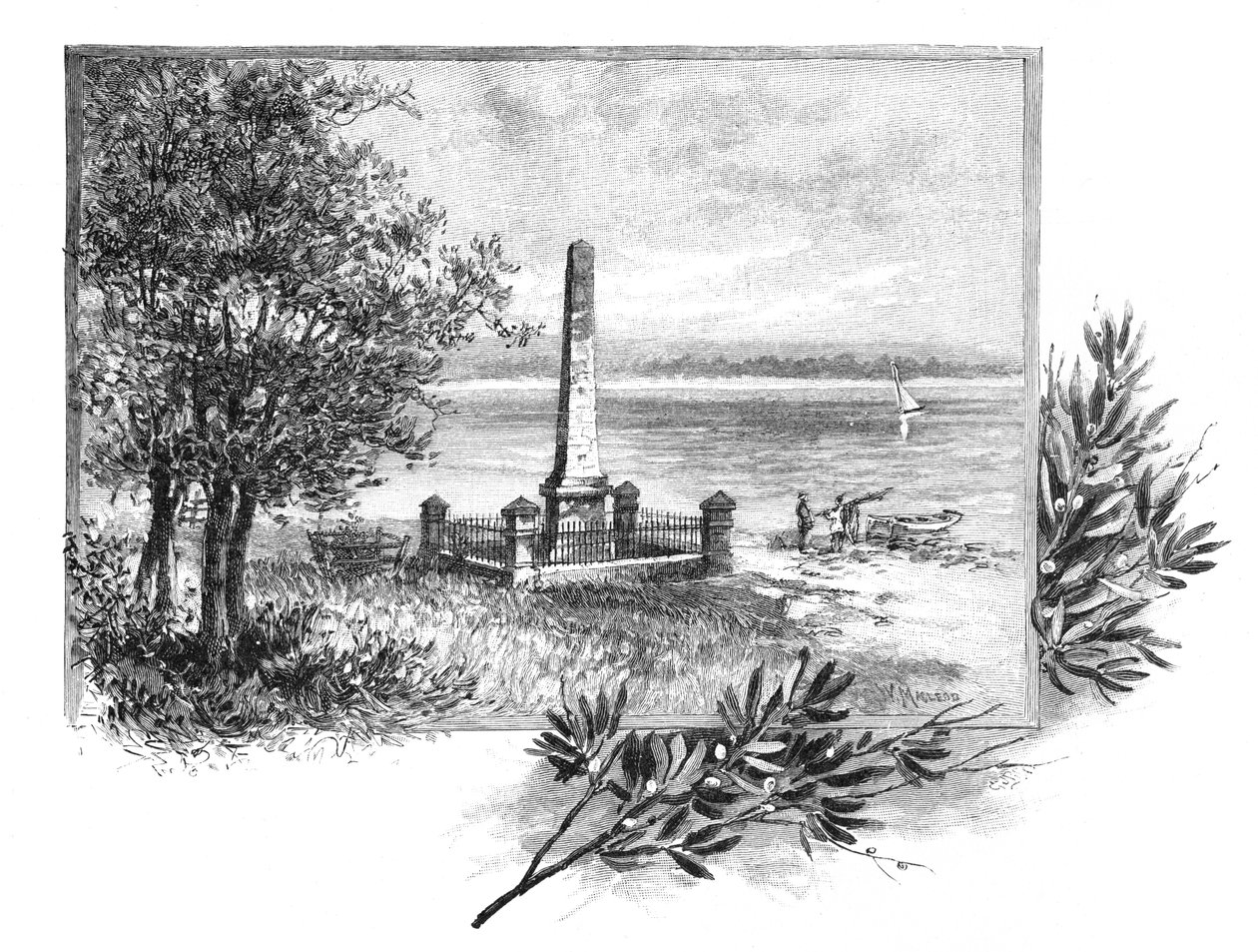 Captain Cooks Landungsplatz, Botany Bay, New South Wales, Australien von Unbekannt