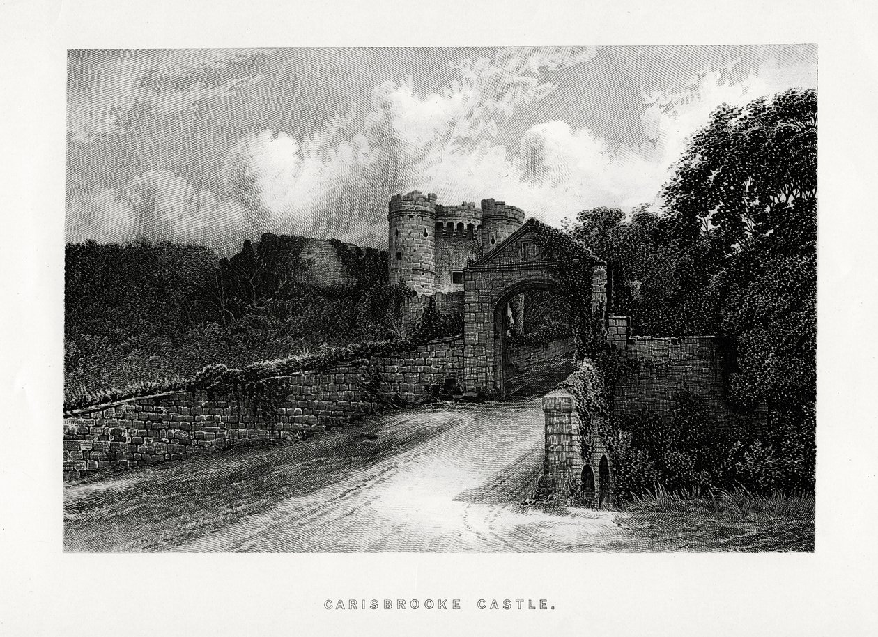 Carisbrooke Castle, Newport, Isle of Wight, 1896 von Unbekannt