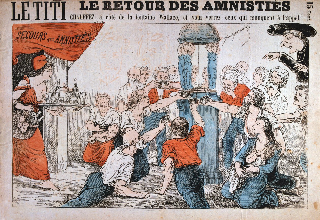 Karikatur, Pariser Kommune, 1871 von Unbekannt