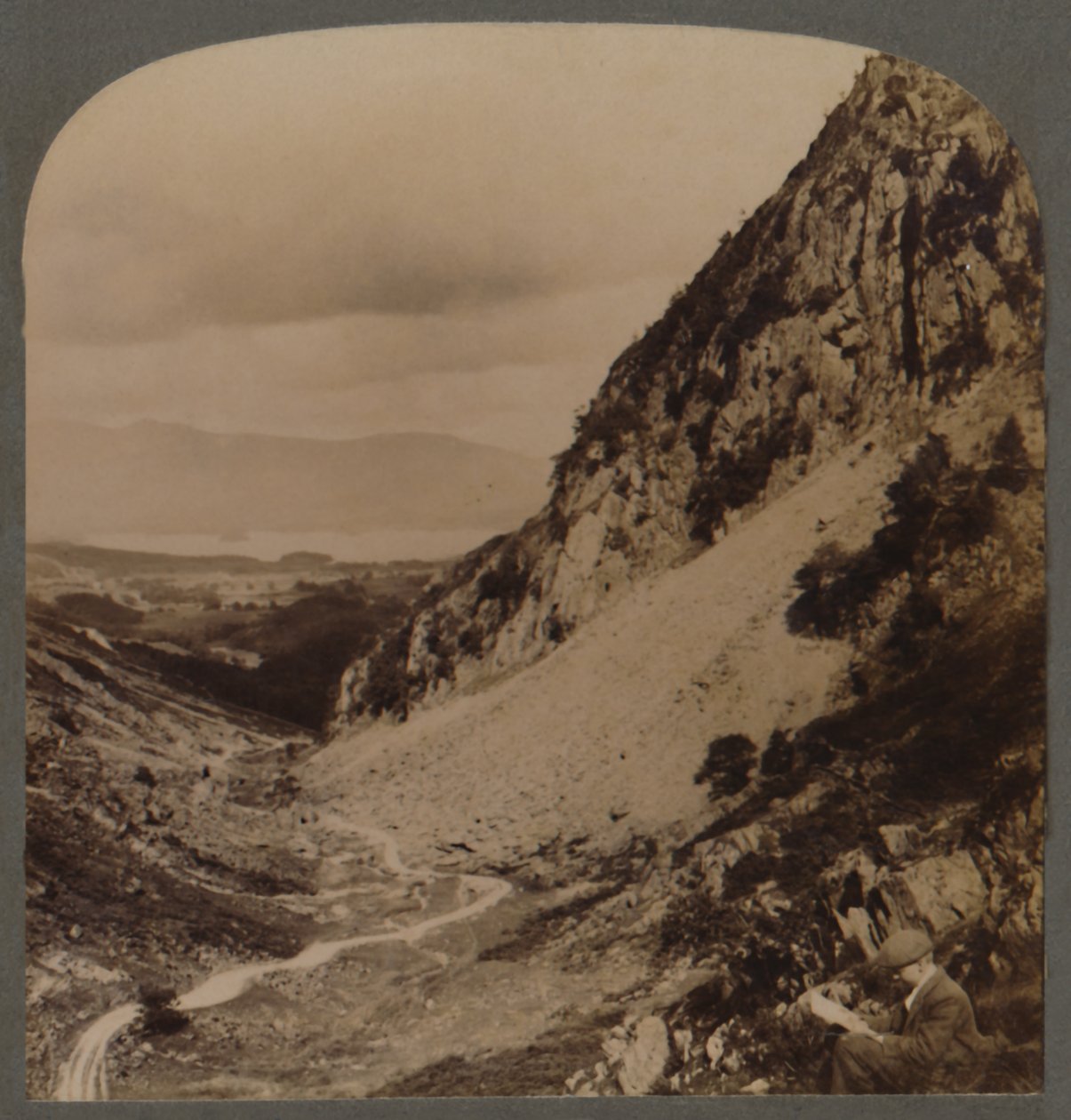 Castle Craig und das schöne Borrowdale-Tal, Lake District, England, 1903 von Unbekannt