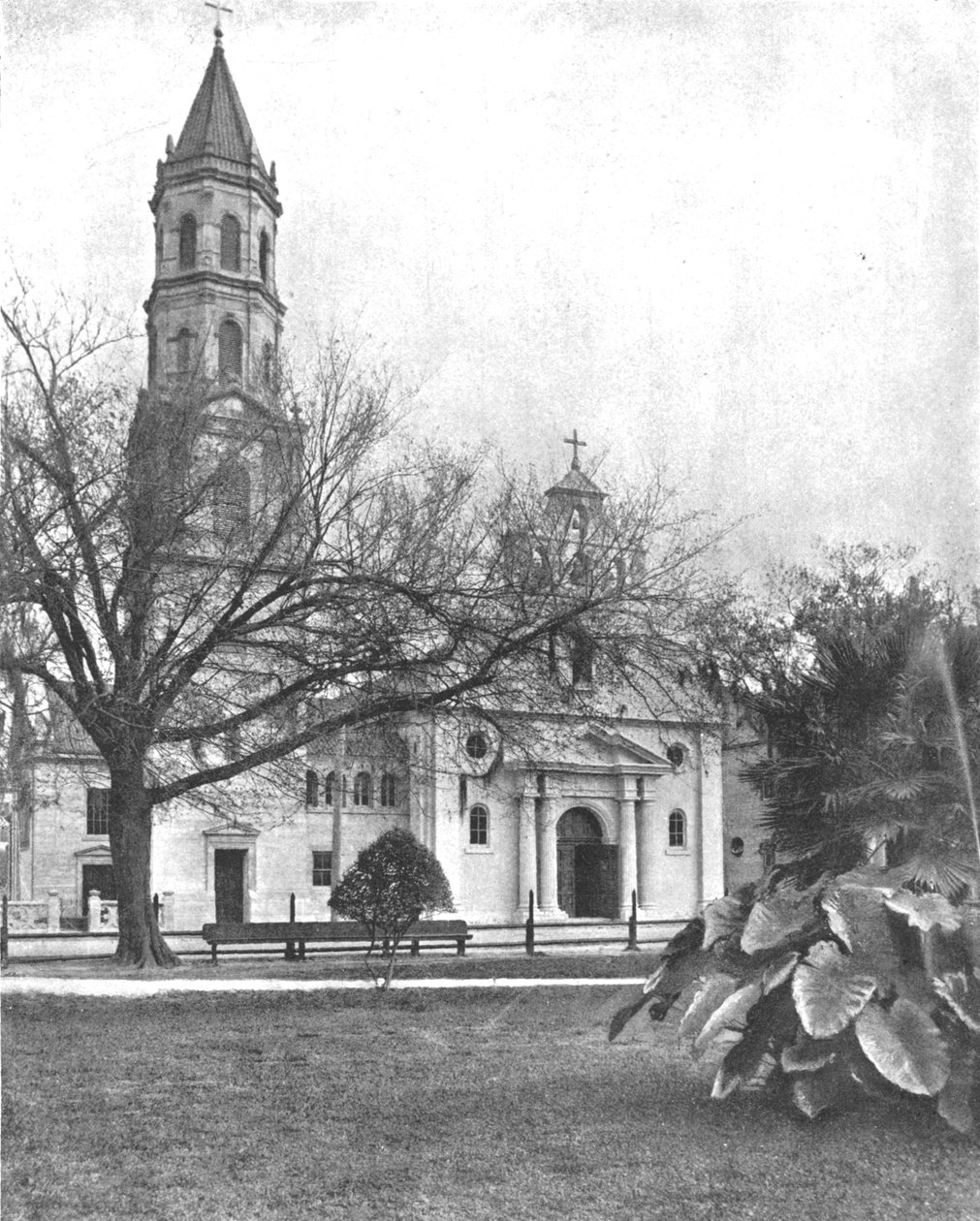 Kathedrale von St. Augustine, Florida, USA, ca. 1900 von Unbekannt
