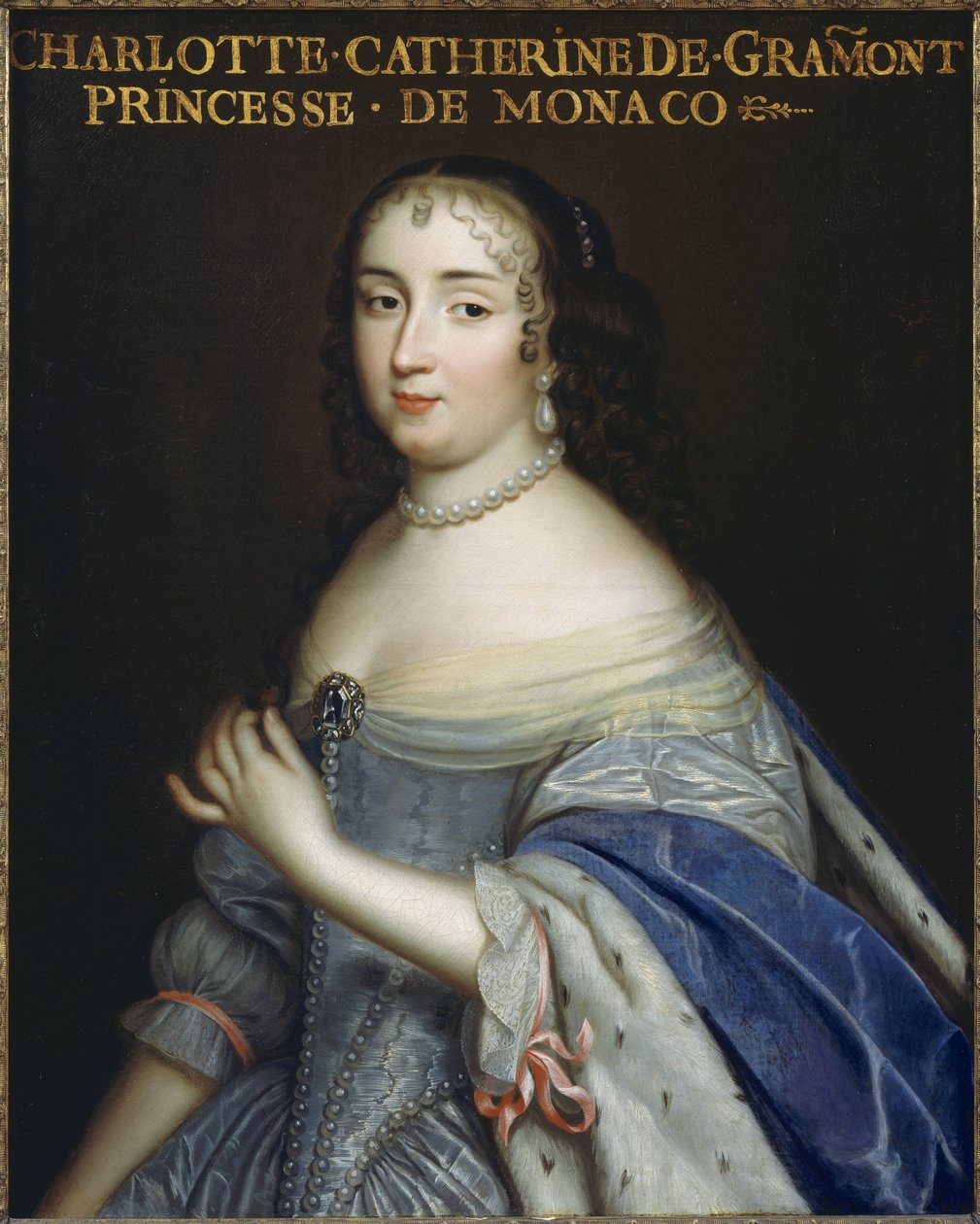 Catherine Charlotte de Gramont 1638-1678, Prinzessin von Monaco und Herzogin von Valentinois, ca. 1665 von Unbekannt