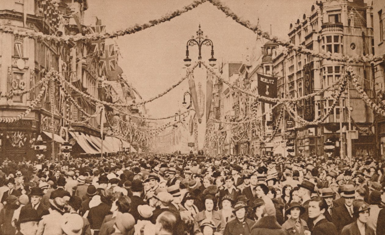 Feierlichkeiten zum Silberjubiläum von König Georg V., London, 1935 von Unbekannt