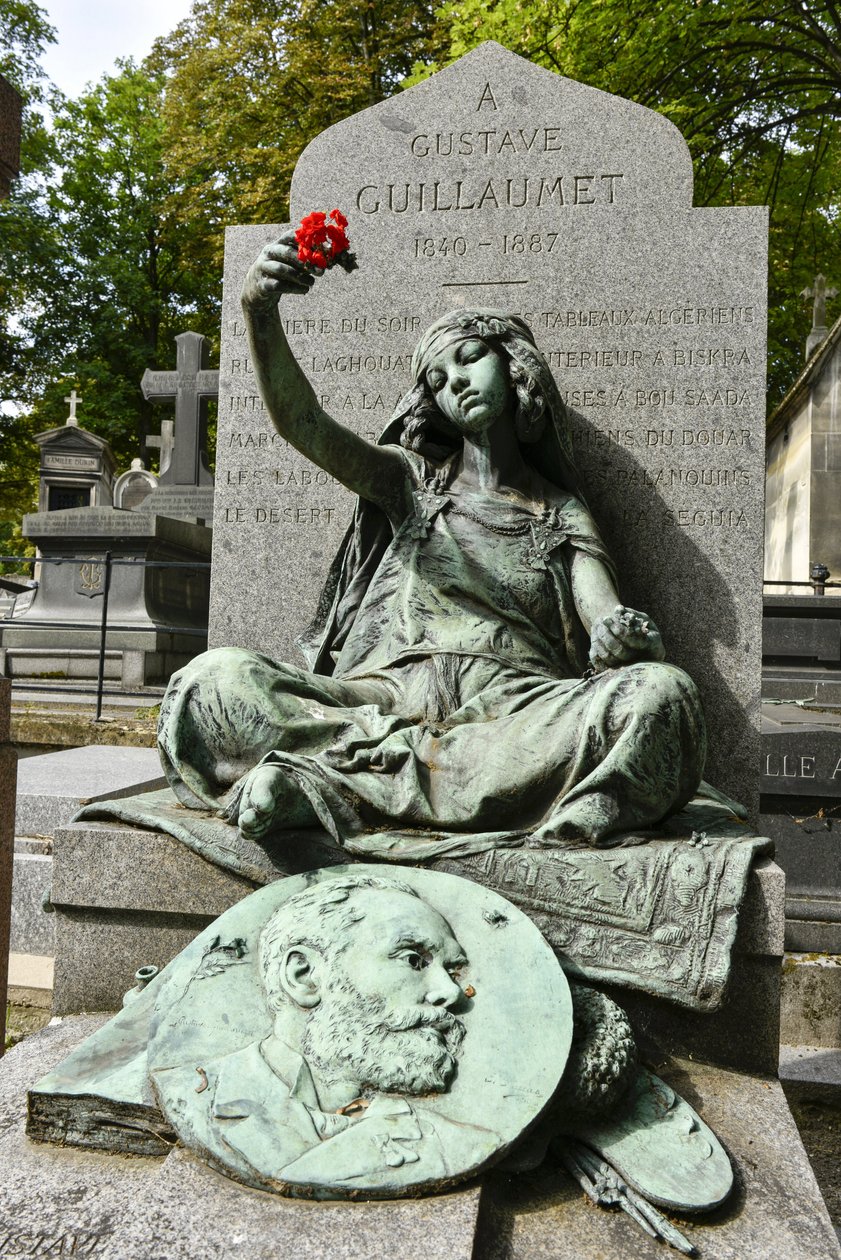 Friedhof von Montmartre / Grab von Gustave Guillaumet / Avenue Rachel / PARIS XVIII / Seine / Île-de-France / Frankreich von Unbekannt