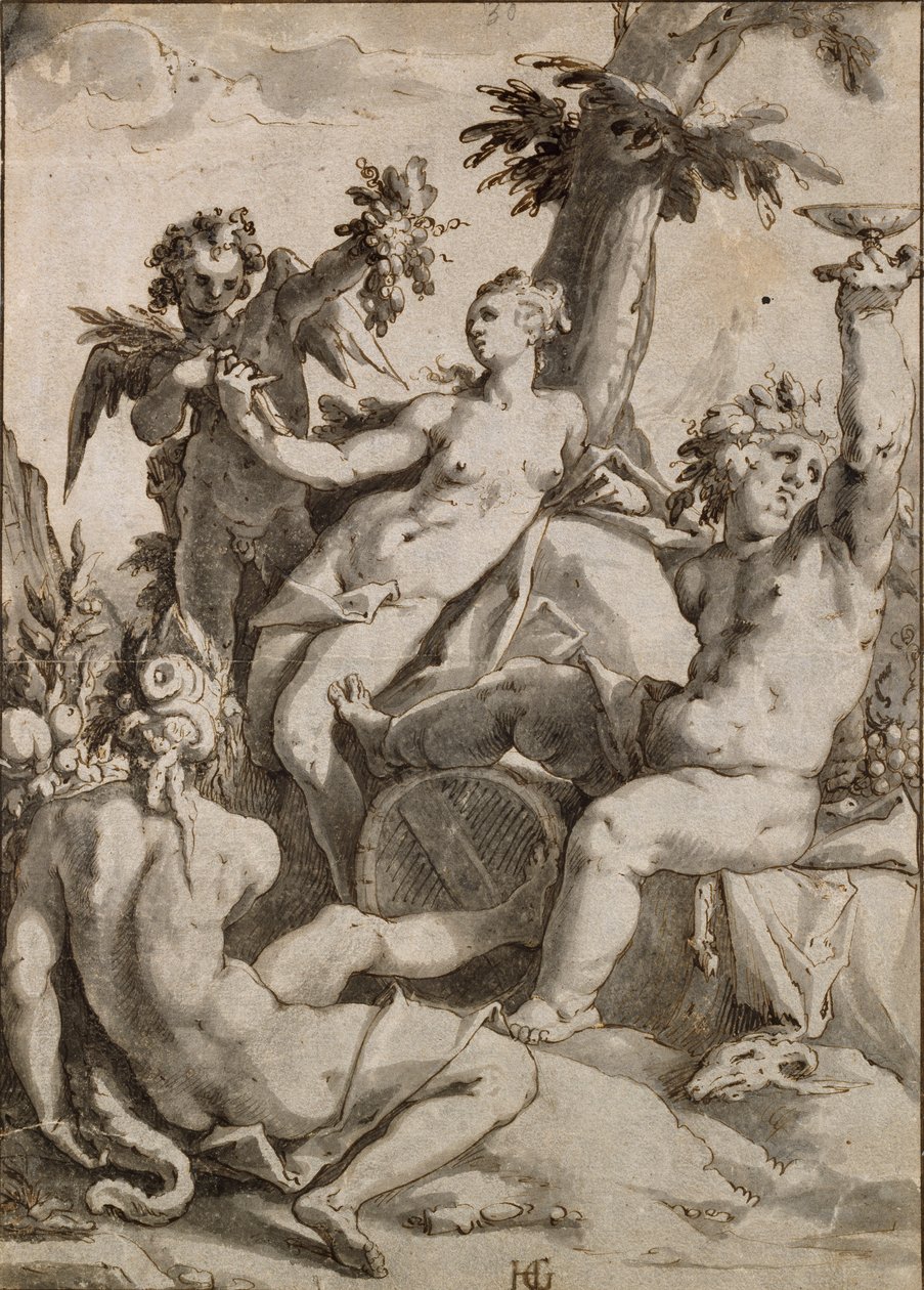 Ceres, Venus und Bacchus, 16.-17. Jahrhundert von Unbekannt