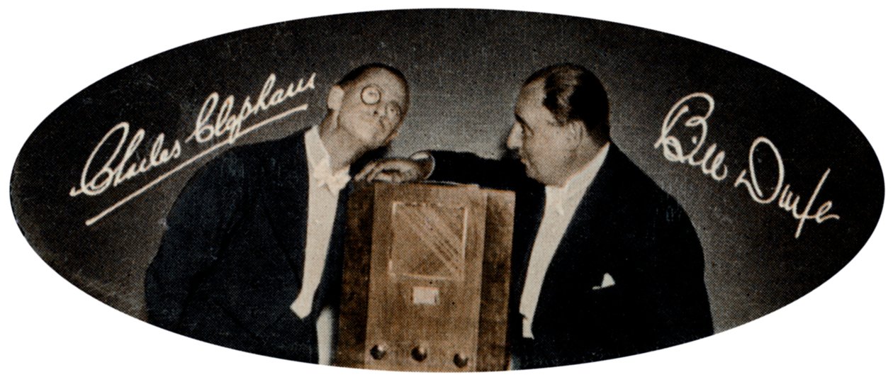 Clapham und Dwyer, musikalische und Radio-Humoristen, 1935 von Unbekannt