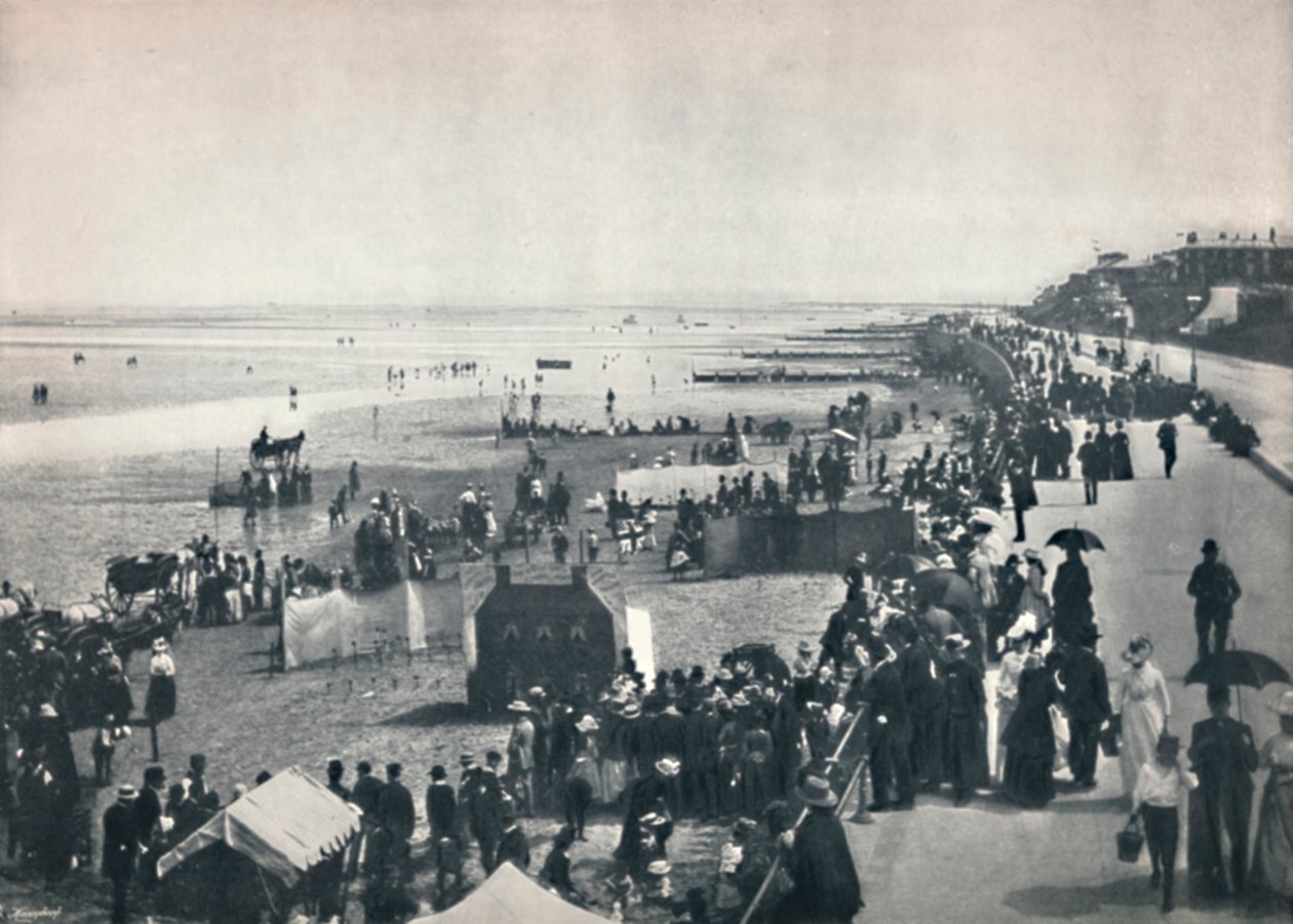 Cleethorpes - Ein Blick auf den Sand, 1895 von Unbekannt