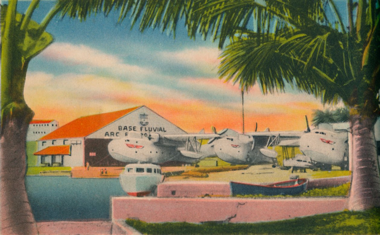 Flussbasis der kolumbianischen Marine, Barranquilla, um 1940er Jahre von Unbekannt