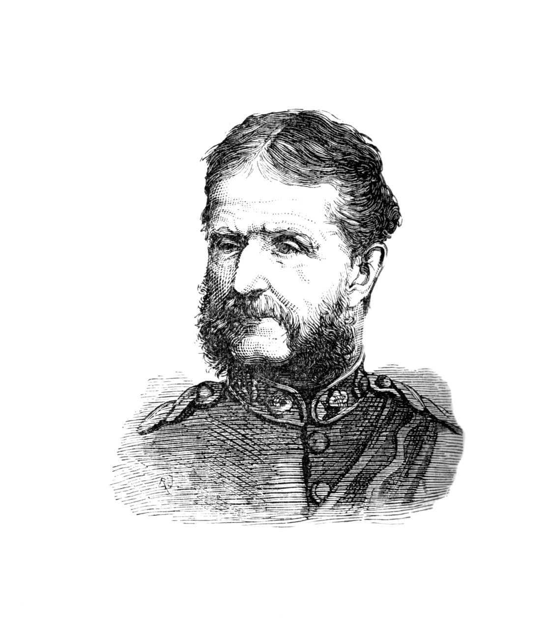 Oberst Nugent, Kommandant der Royal Engineers, ca. 1882 von Unbekannt
