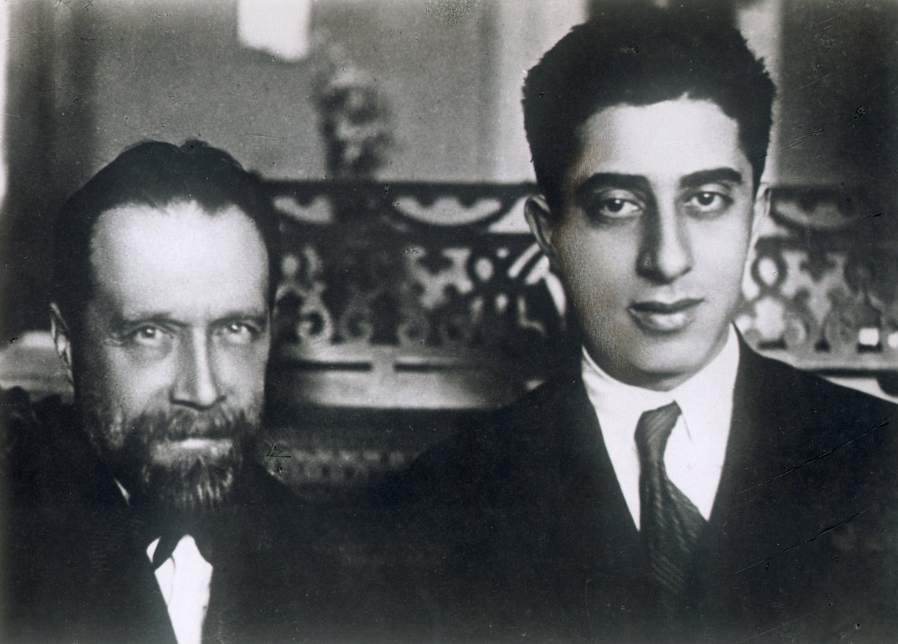 Komponisten Nikolai Mjaskowski und Aram Chatschaturjan, 1933 von Unbekannt